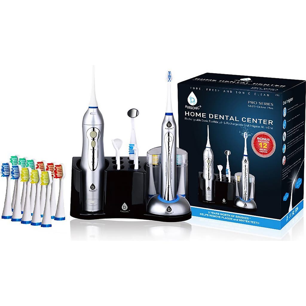 Pursonic Rechargeable Electric Toothbrush & Rechargeable Water Flosser