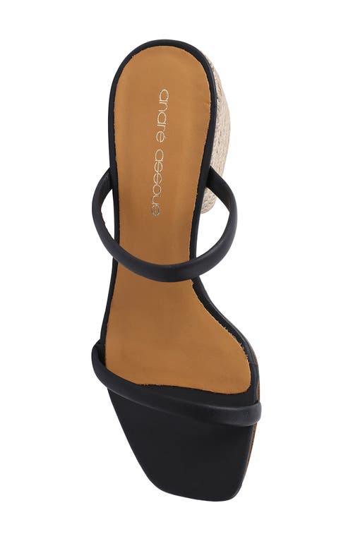 Andre Assous Women's Joie Slide Sandals In Black