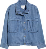Caslon® Denim Utility Jacket