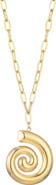 Adornia Swirl Pendant Necklace