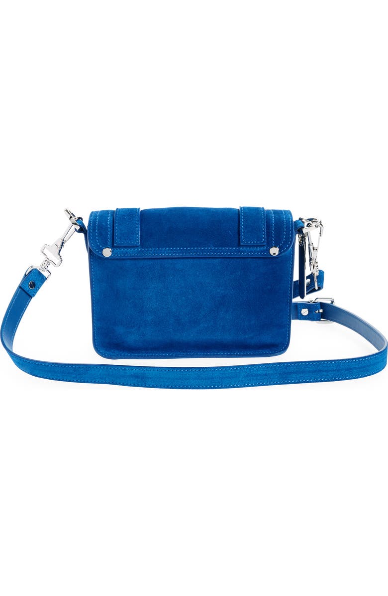 Proenza Schouler Mini PS1 Suede Crossbody Bag, Alternate, color, Electric Blue