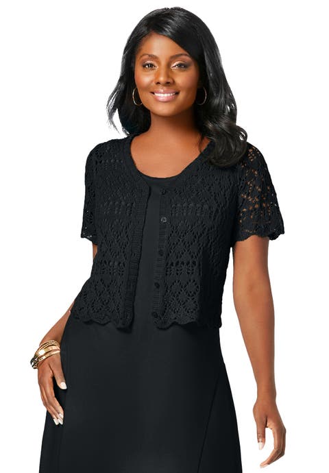 Crochet Shrug (Plus Available)