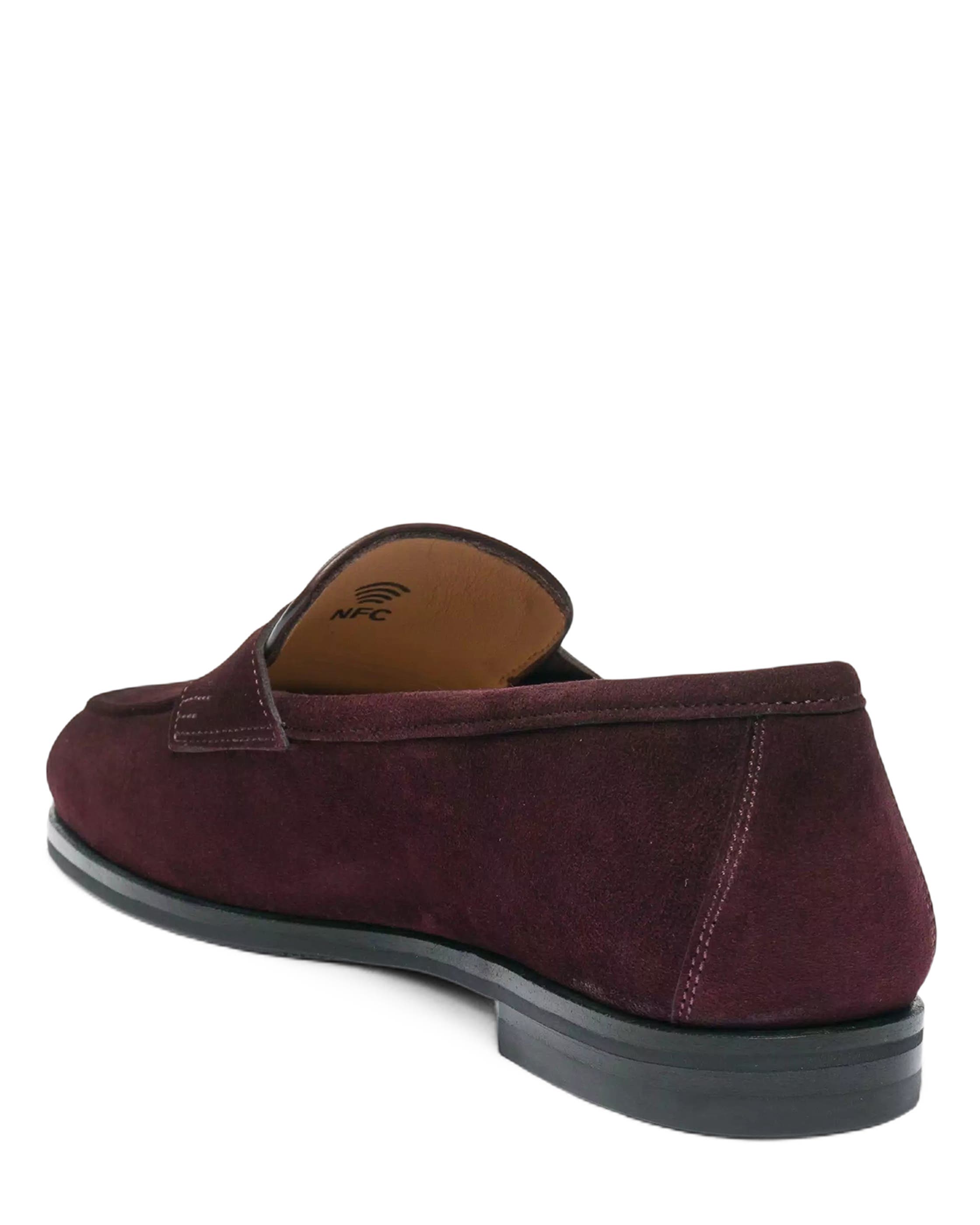 Santoni Suede Carla Loafer, Alternate, color, 