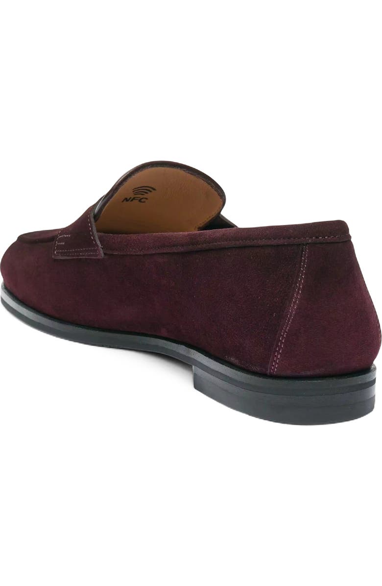 Santoni Suede Carla Loafer, Alternate, color,