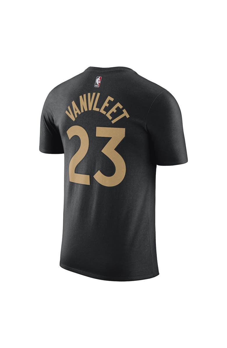 Nike Men's Nike Fred VanVleet Black Toronto Raptors 2022/23 City Edition Name & Number T-Shirt, Alternate, color,