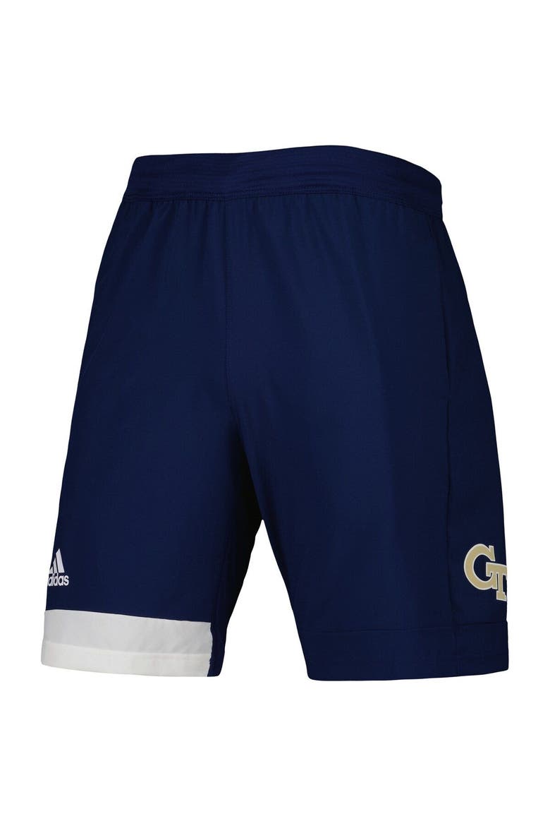 Men's adidas Navy Georgia Tech Yellow Jackets Training Shorts, Alternate, color, Navy