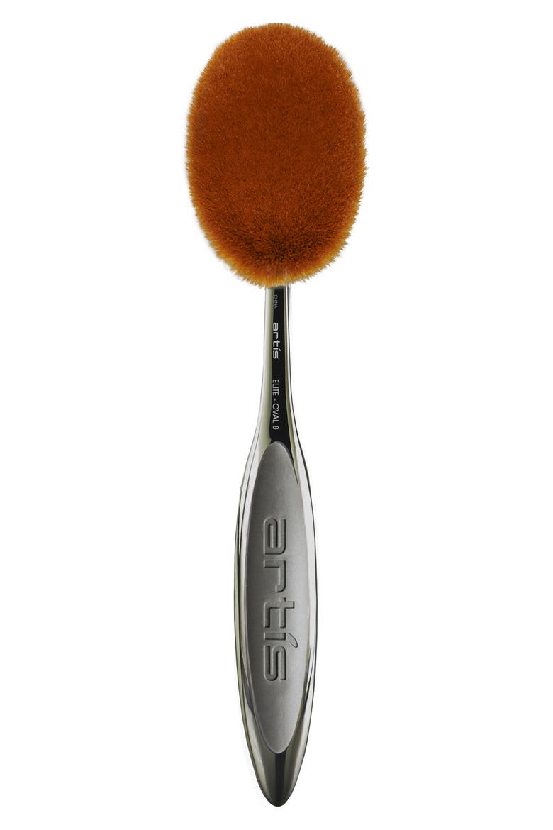 Elite Oval 8 Brush, Main, color, SMOKE