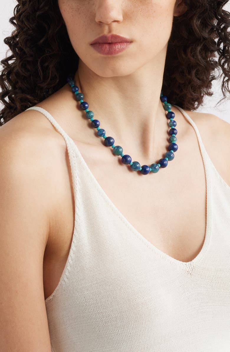 Nordstrom Graduated Beaded Necklace, Alternate, color,