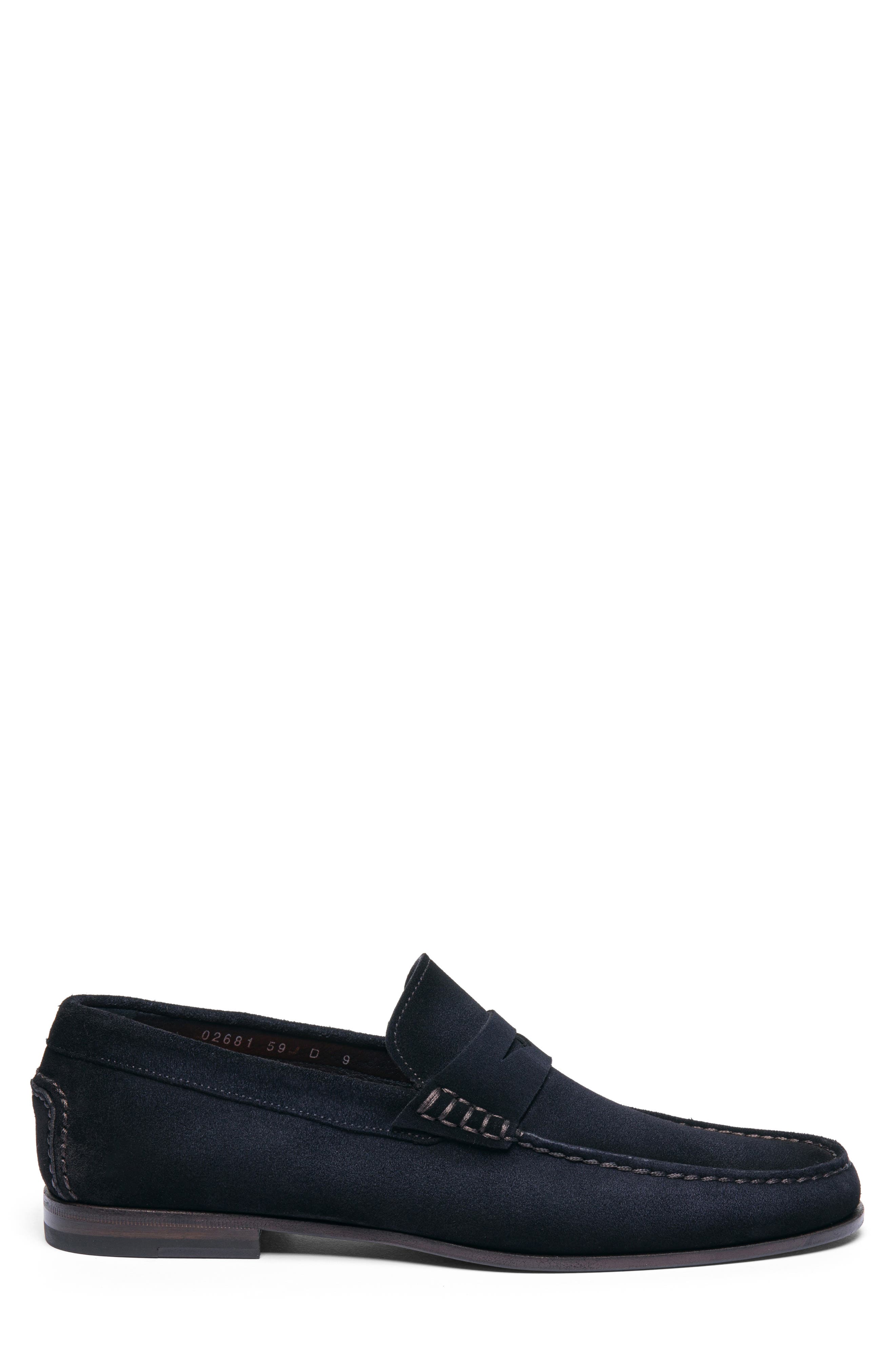Santoni Ikangia Penny Loafer, Alternate, color, Blue