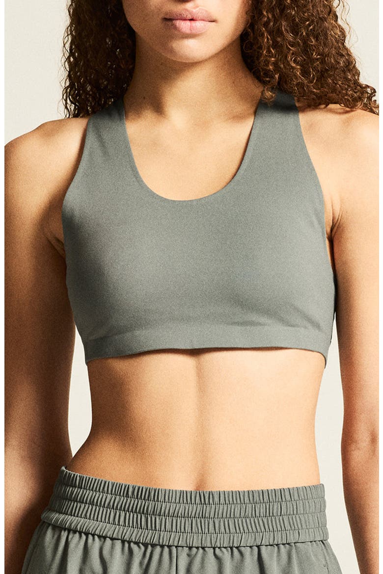 Collective Padded Sports Bra, Main, color, LEAF