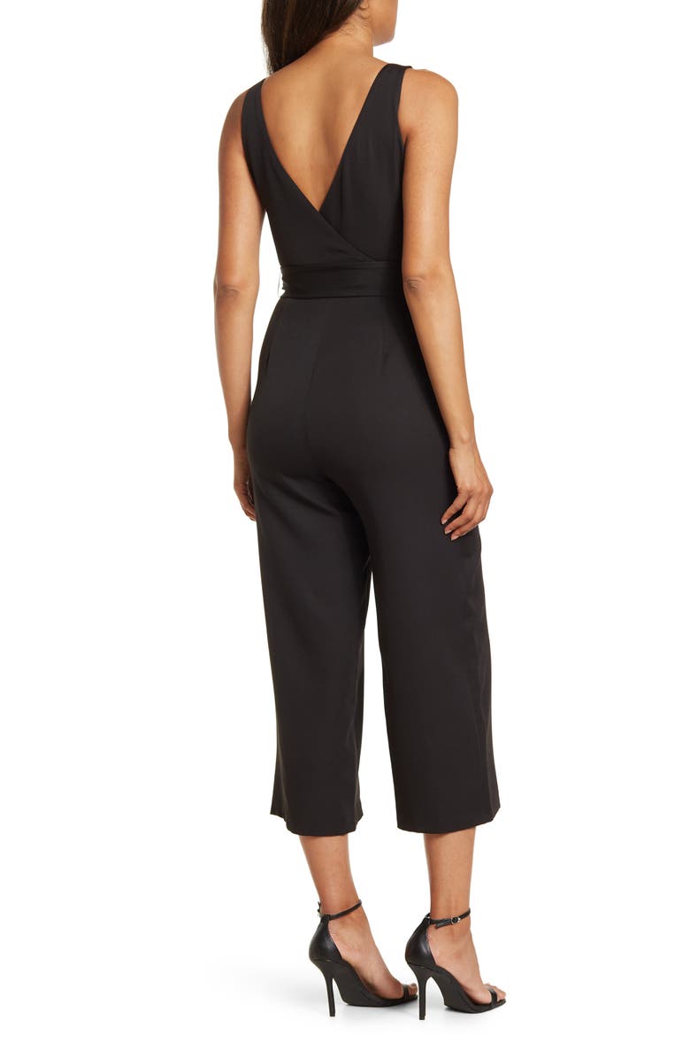 Sam Edelman Crop Wide Leg Sleeveless Jumpsuit, Alternate, color, 