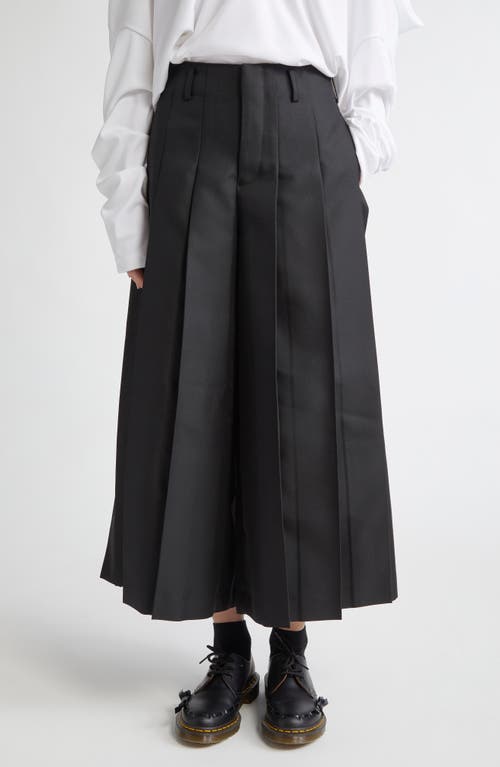 COMME DES GARÇONS COMME DES GARÇONS PLEATED GABARDINE PANTS 