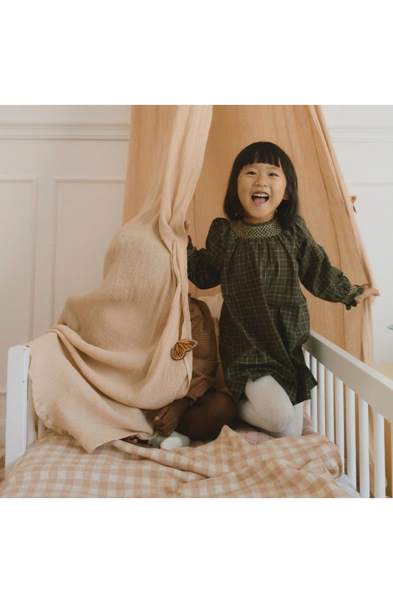 Lorena Canals Canopy Crepe, Alternate, color, Rose, Ivory