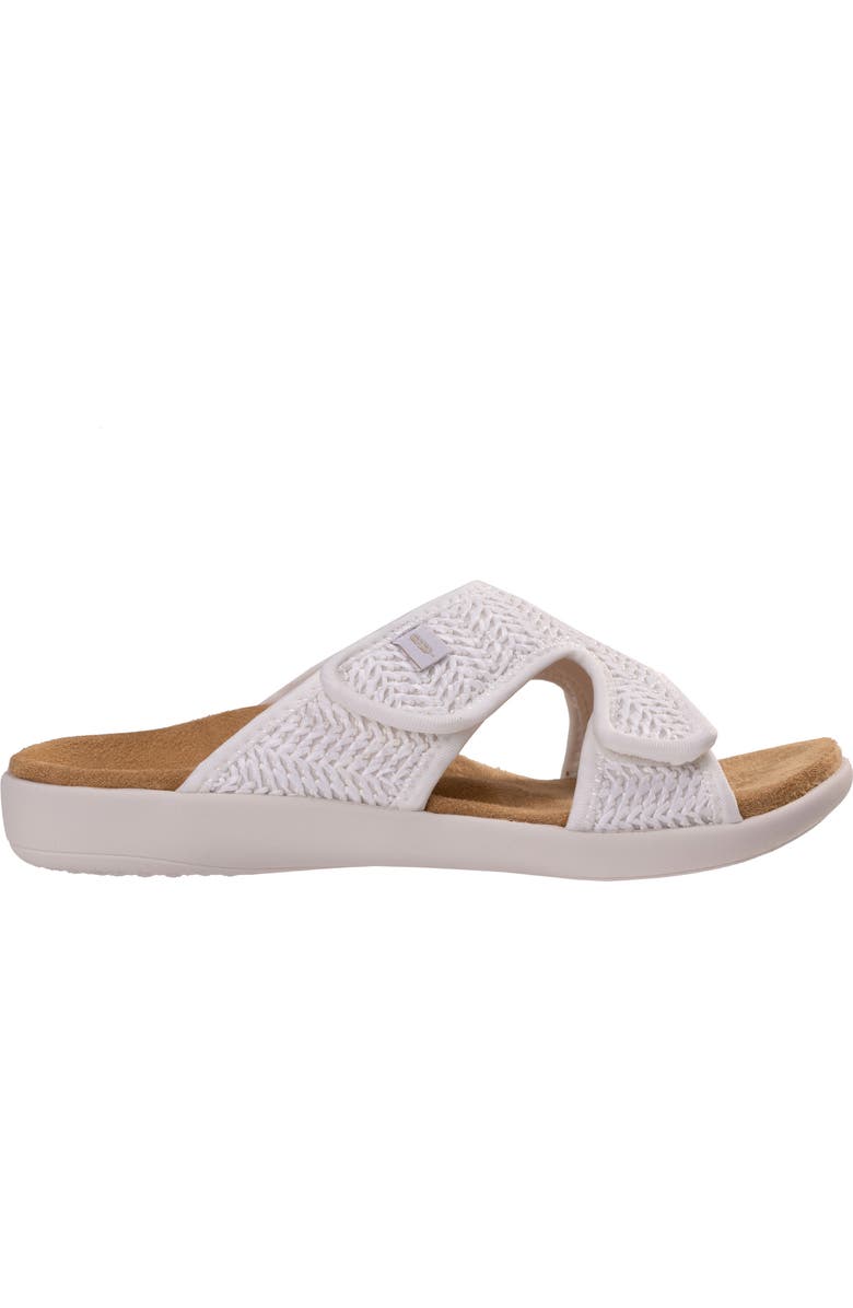 Revitalign Kholo Raffia Slide Sandal, Alternate, color, White