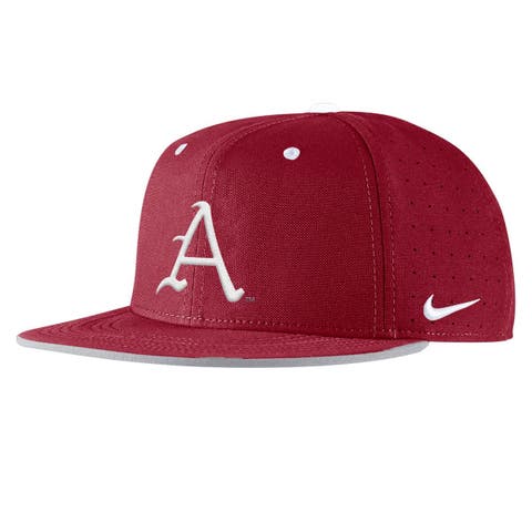 Men's Nike Cardinal Arkansas Razorbacks 2025 On-Field True Performance Baseball Fitted Hat