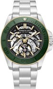 Kenneth Cole New York Liberty Skeleton Automatic Bracelet Watch, 43mm