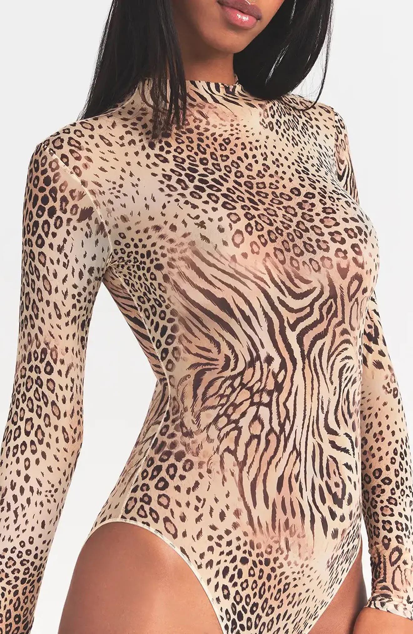 Mock Neck Long Sleeve Bodysuit - image 2
