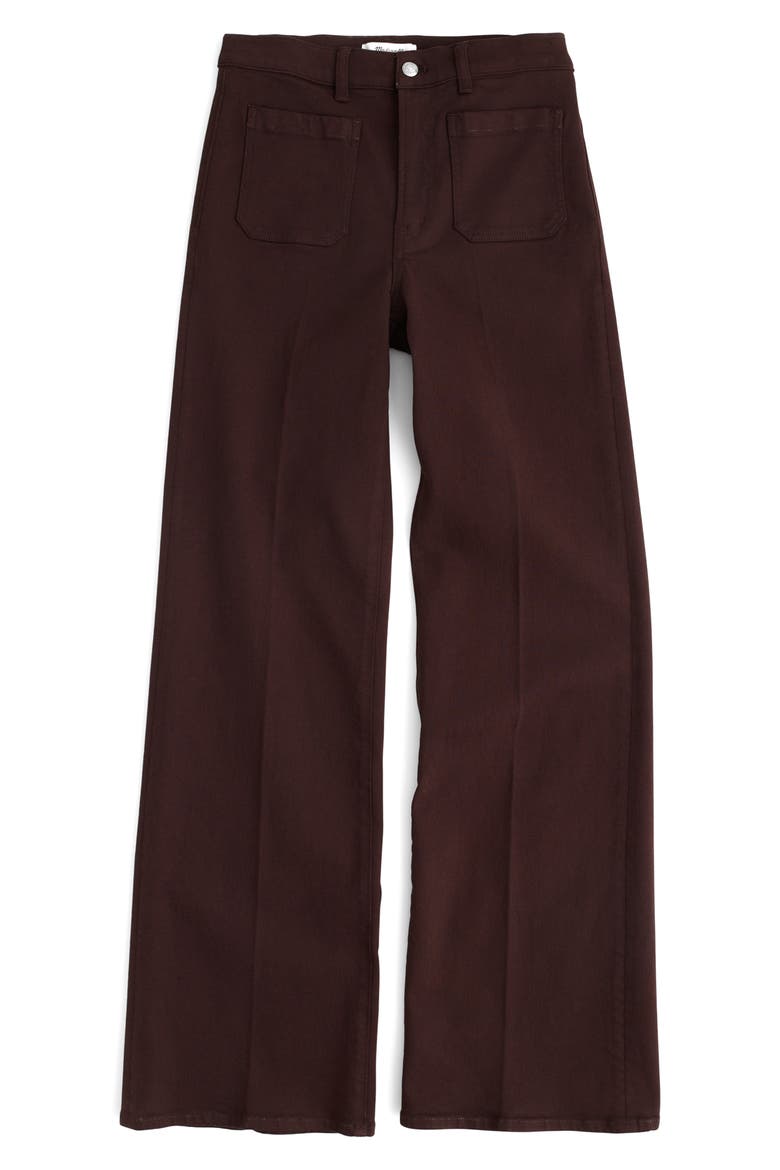 The Emmy Wide Leg Pants, Alternate, color, DARK CAROB