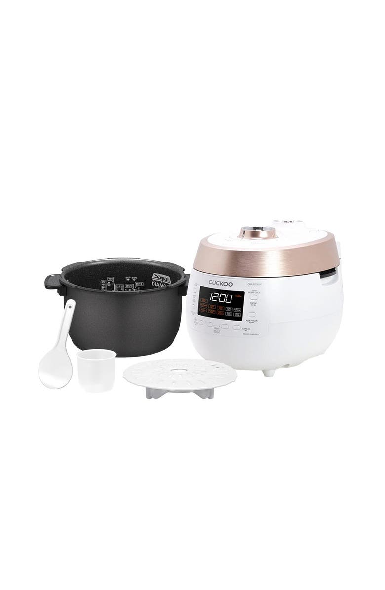 Cuckoo 6-Cup (Uncooked) / 12-Cup (Cooked) Twin Pressure Rice Cooker, Alternate, color, White