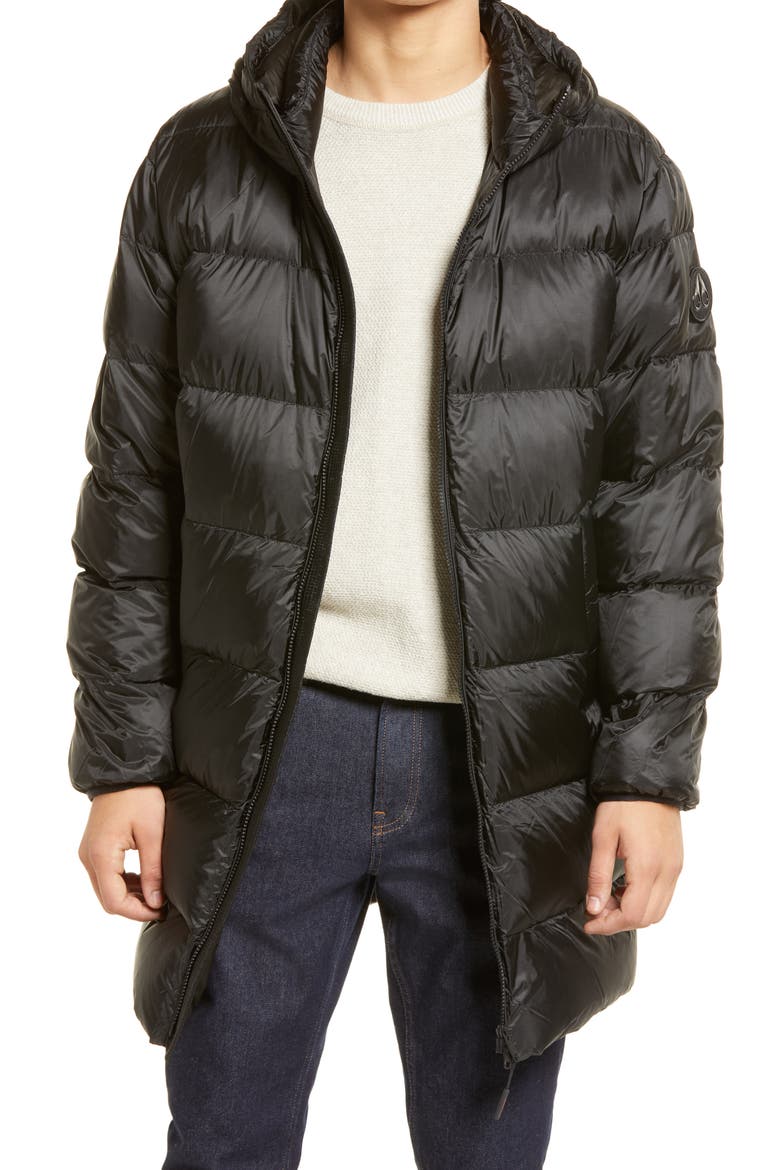 Pisquid Water Repellent 800 Fill Power Down Parka, Main, color, BLACK