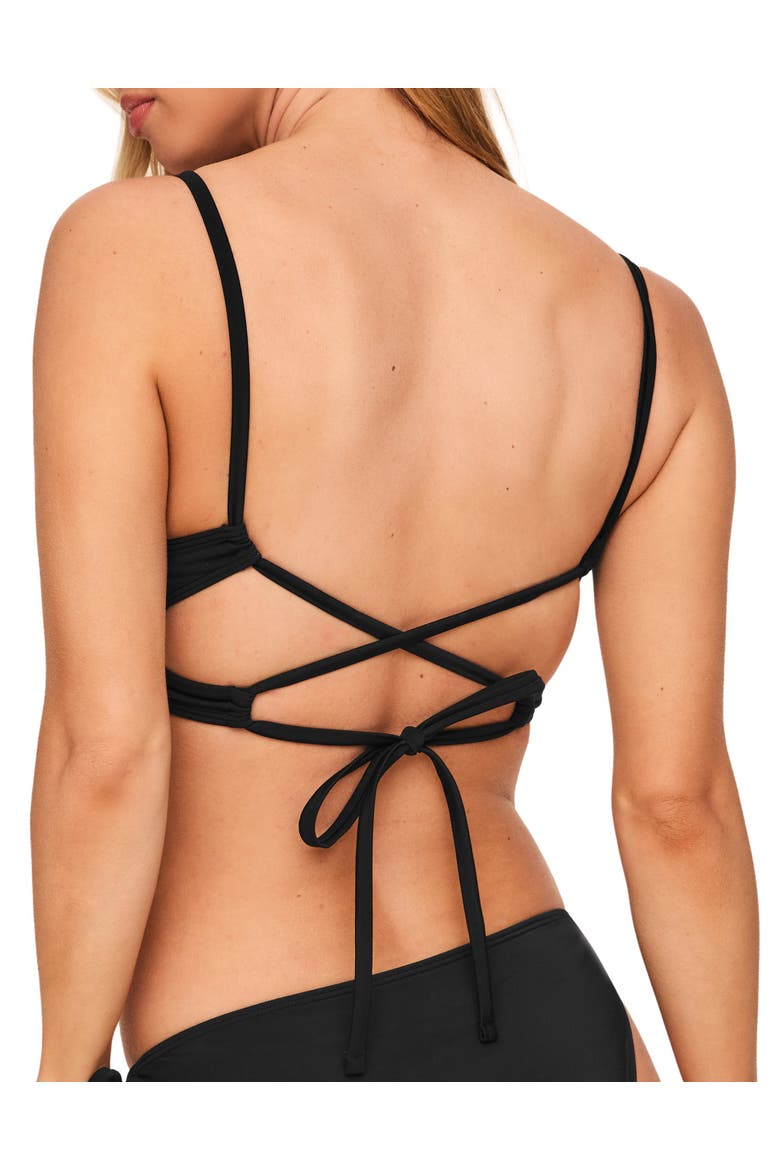 Tatiana Swimwear Bra, Alternate, color, Black