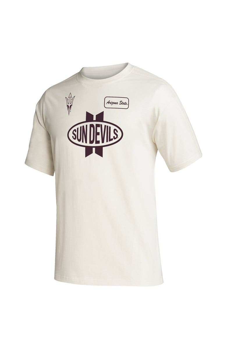 adidas Men's adidas Cream Arizona State Sun Devils Zero Dye T-Shirt, Alternate, color, 