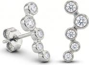 Spero London Star Cluster Stud Earring Sterling Silver