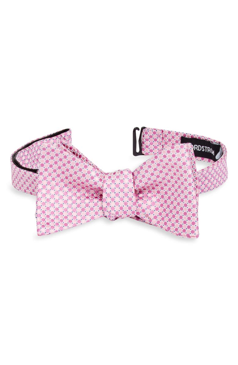 Nordstrom Neat Silk Bow Tie, Main, color, 