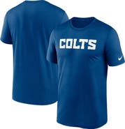 Nike Men's Nike Royal Indianapolis Colts Legend Wordmark Performance T-Shirt