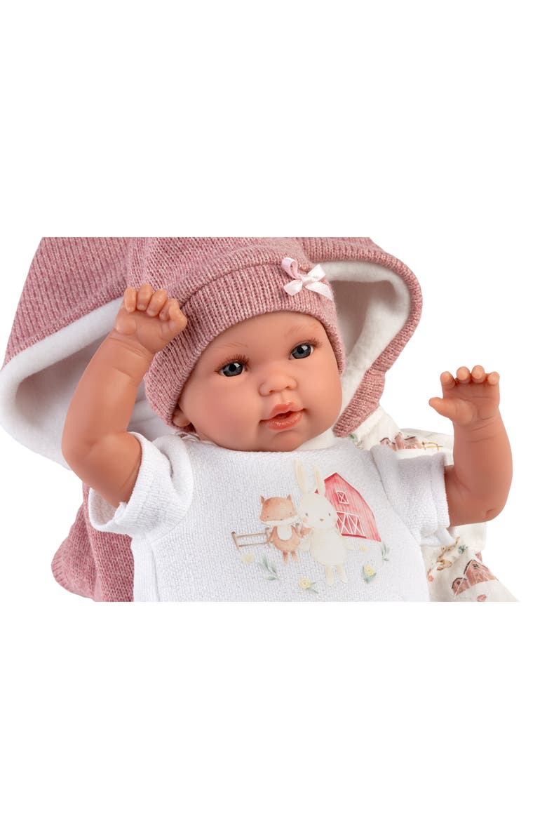 Llorens Arianna 12.4-Inch Articulated Soft Body Baby Doll, Alternate, color, Multi