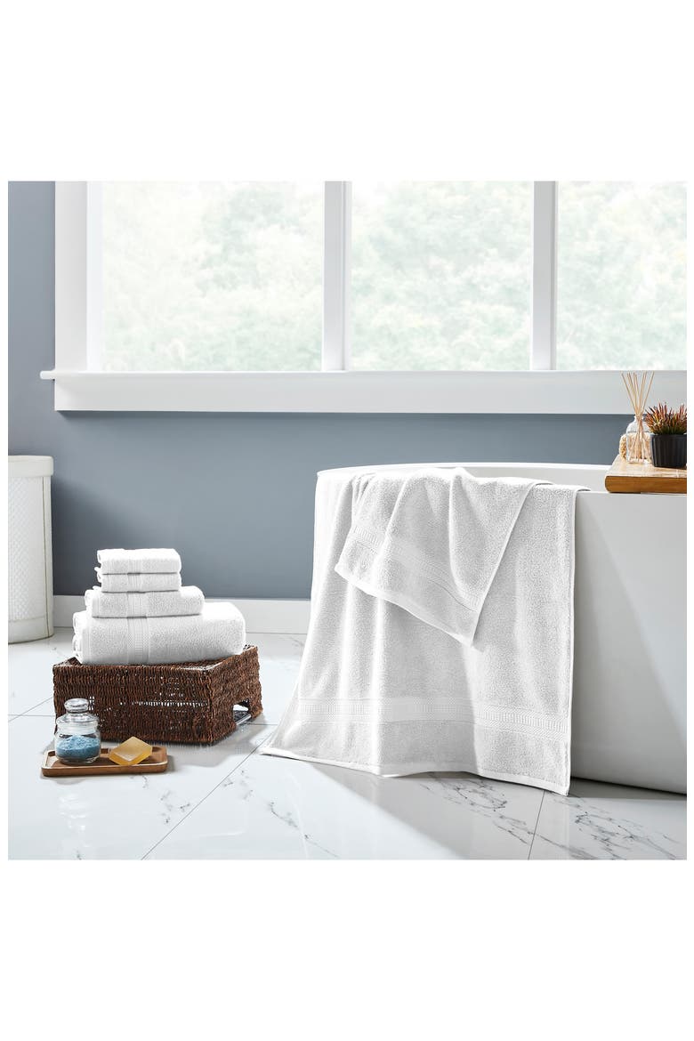6-Piece Towel Set, Alternate, color, WHITE