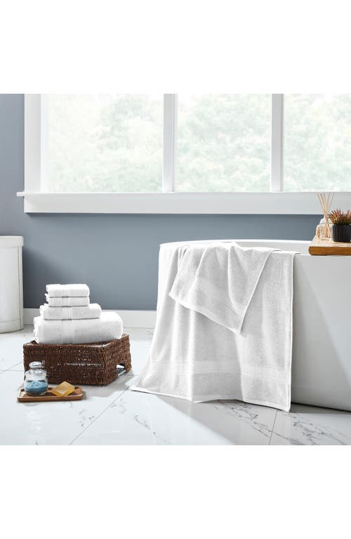 Modern Threads 6-piece Towel Set In White