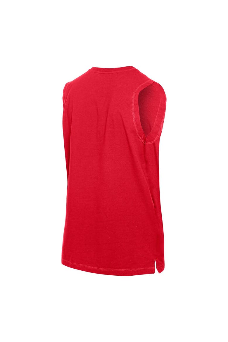 Men's New Era  Scarlet San Francisco 49ers Leisure Collection Tank Top, Alternate, color, Scarlet