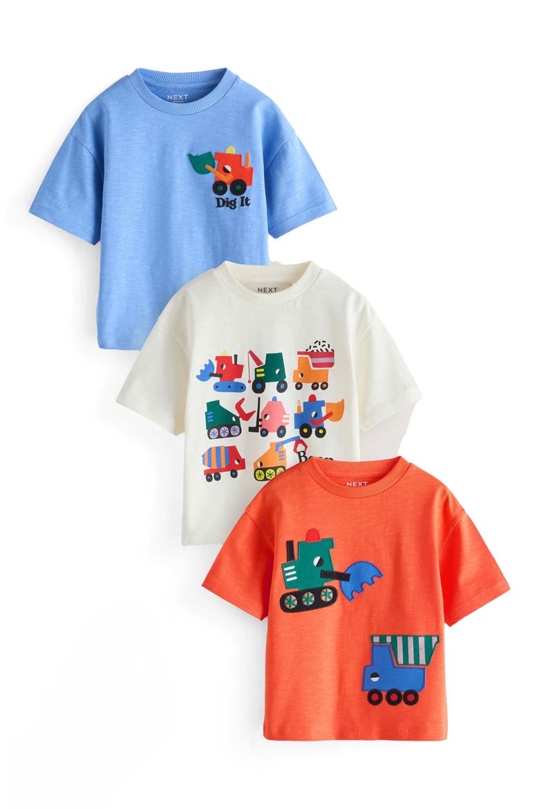 Kids' Assorted 3-Pack Cotton T-Shirts, Main, color, MULTI