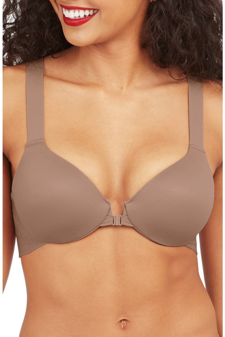 SPANXsmooth™ Bra-llelujah!® Underwire Lightly Lined Full Coverage Bra, Main, color, CAFE AU LAIT