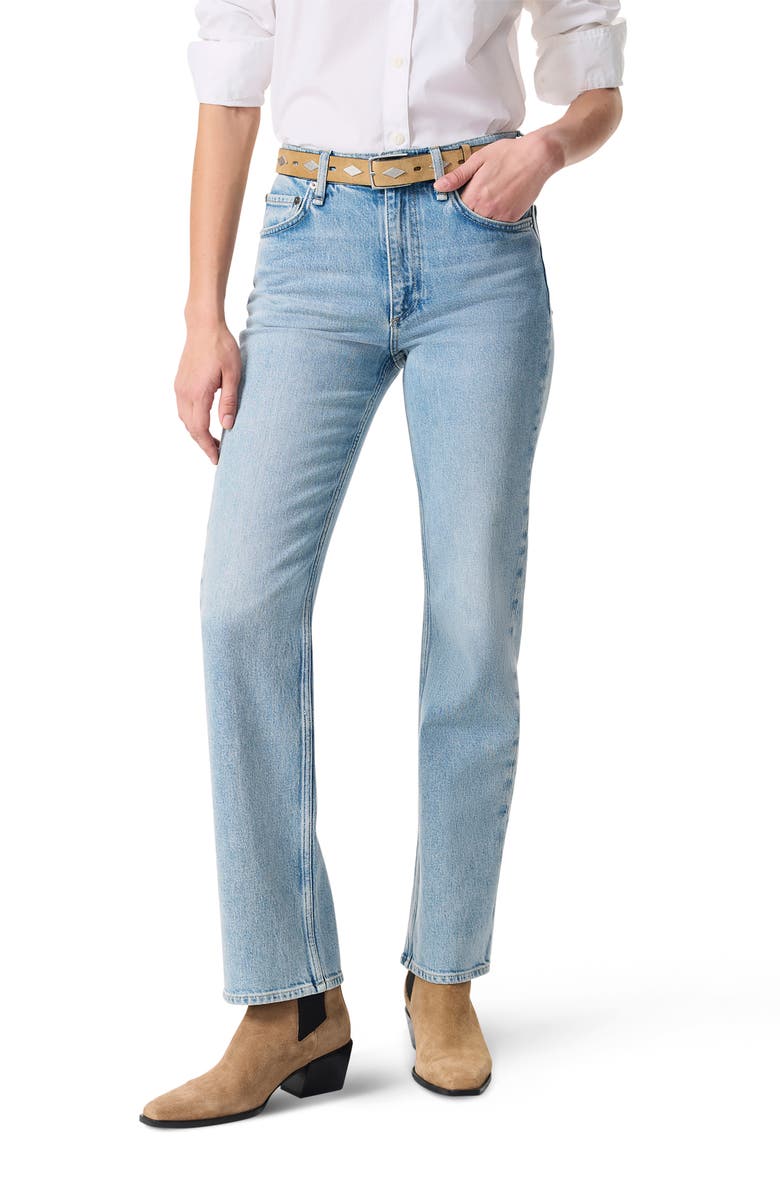 rag & bone Harlow Straight Leg Jeans, Main, color, 