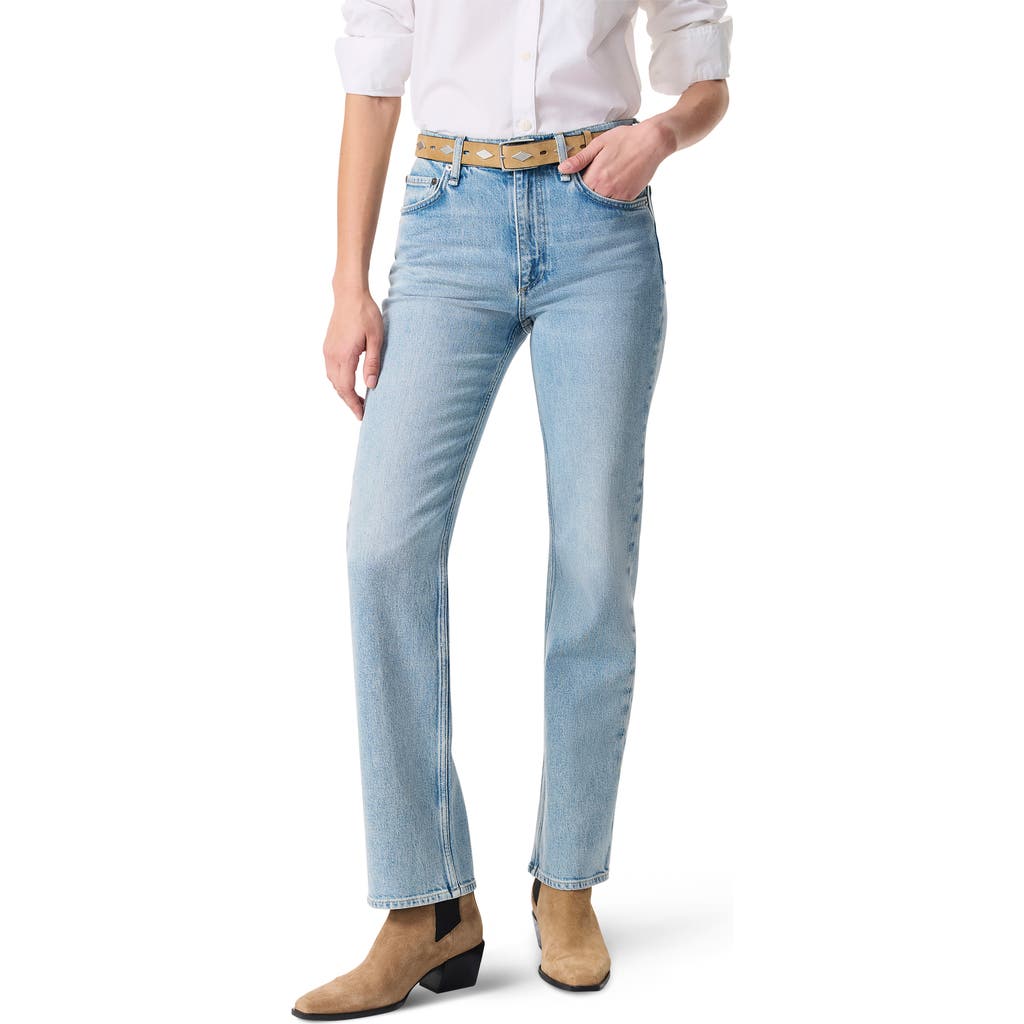 Rag & Bone Harlow Straight Leg Jeans In Delancey