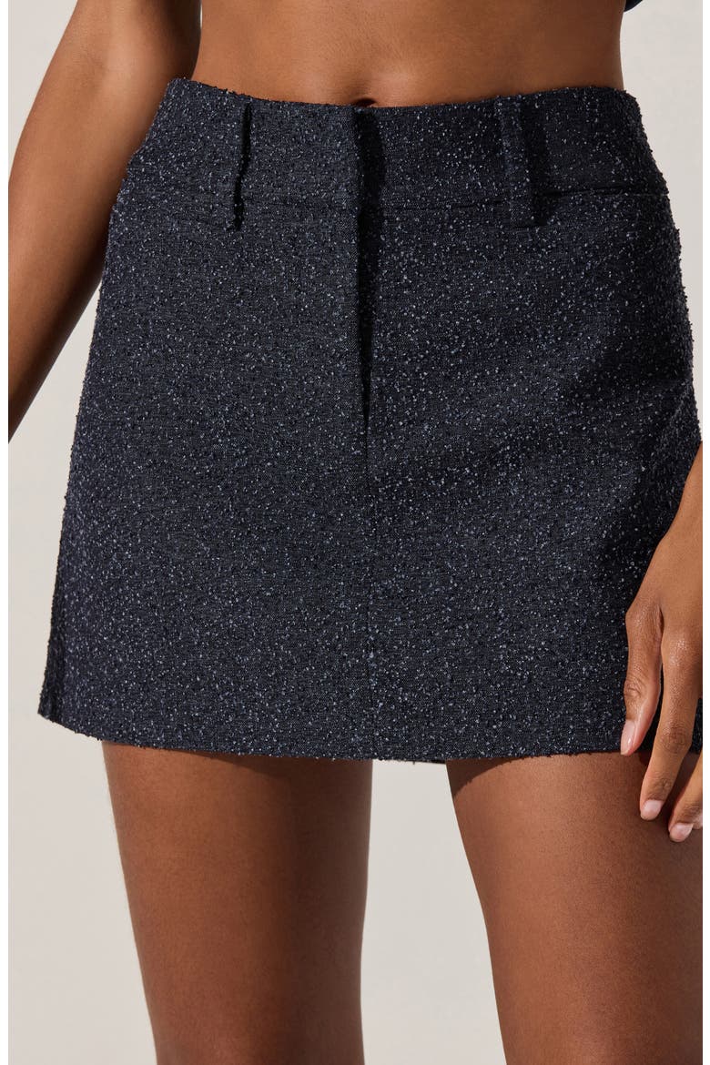 Milani Tweed Miniskirt, Alternate, color, DENIM BLUE