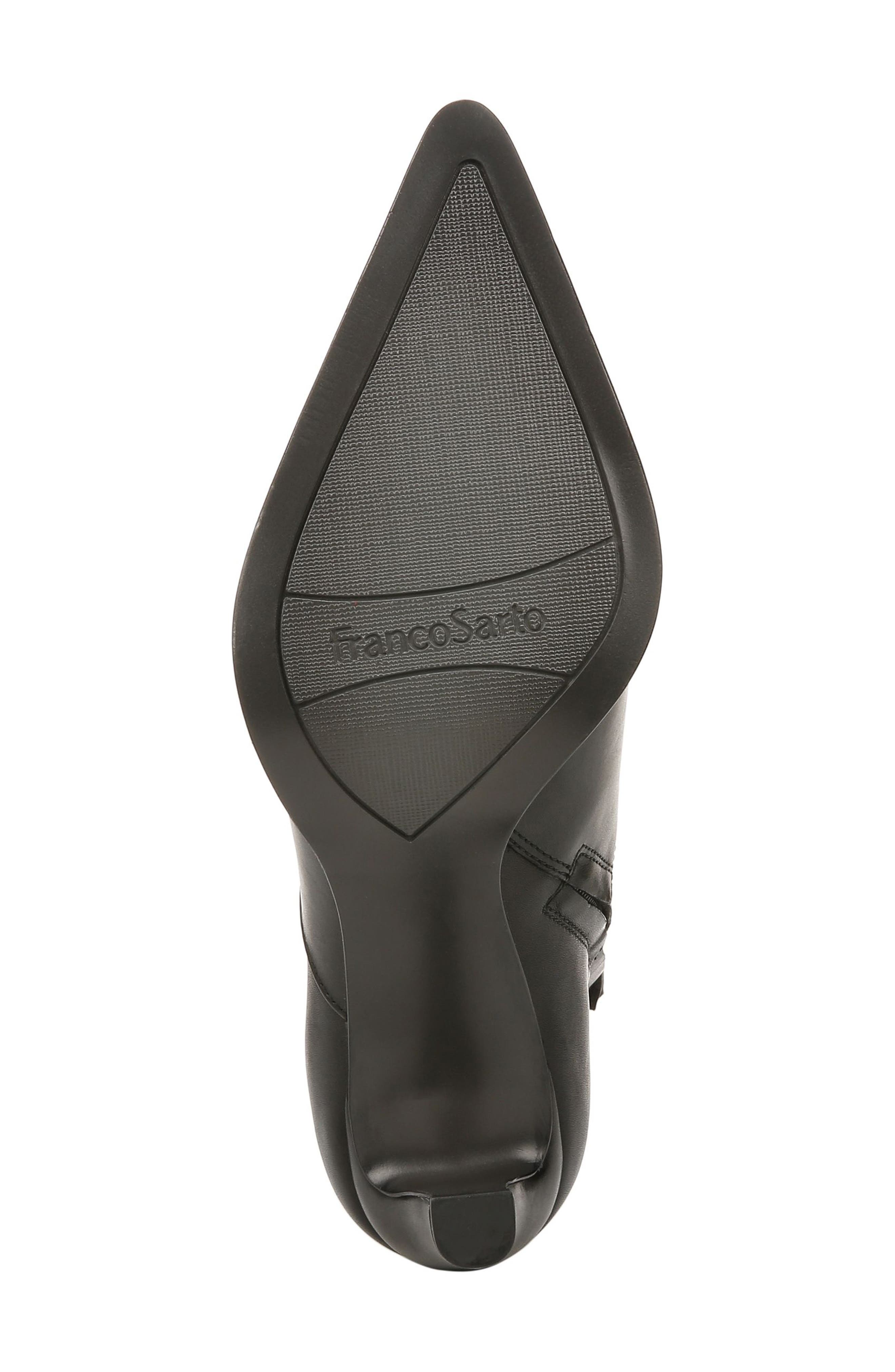Franco Sarto Appia Pointed Toe Bootie, Alternate, color, Black