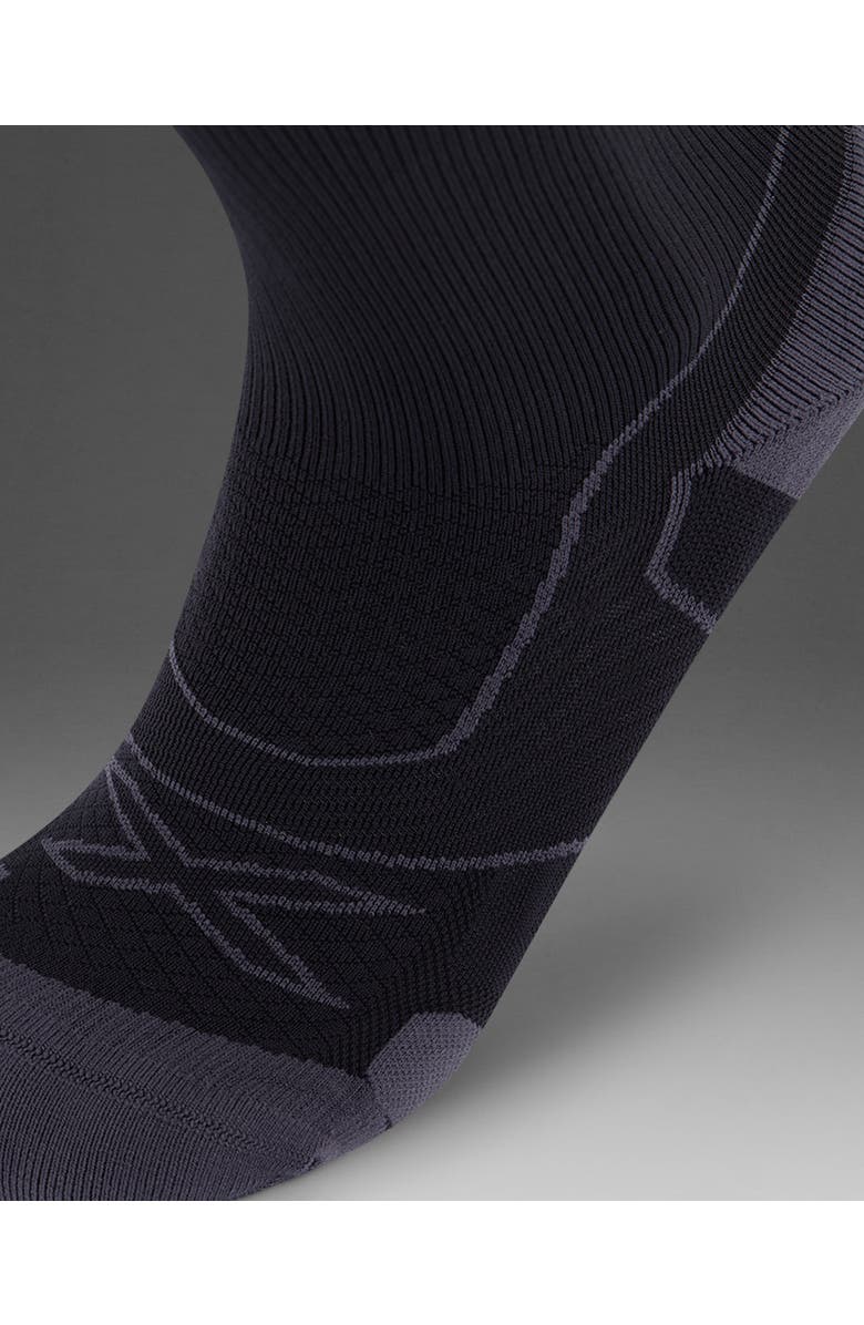 2XU Vectr Cushion Crew Socks, Alternate, color, Black/Titanium