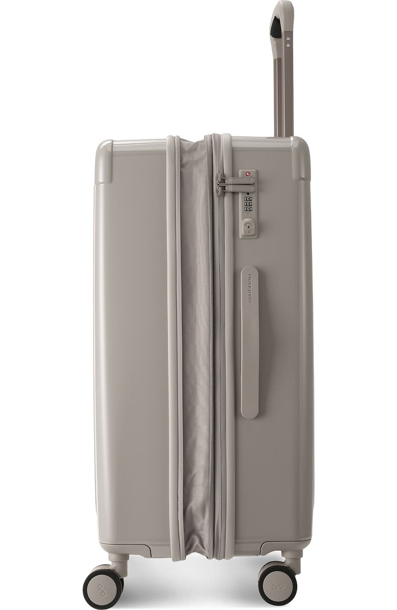 Hedgren Nostos Glossy Medium Spinner Suitcase, Alternate, color, Pebble