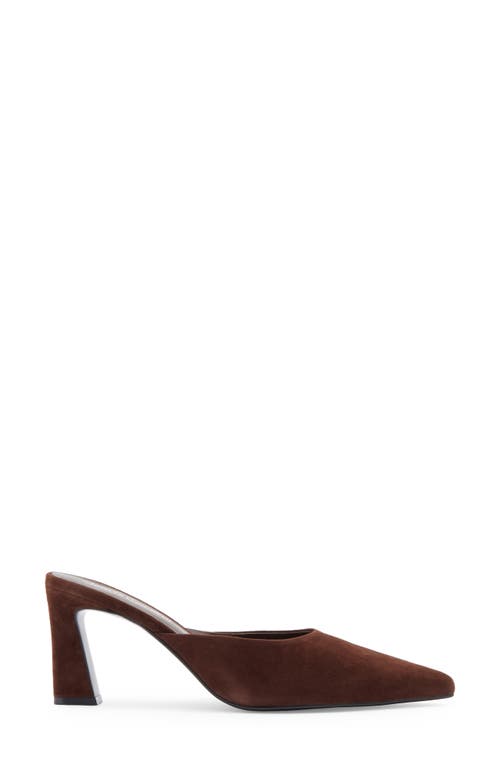Jeffrey Campbell Unamused Pointed Toe Mule In Burgundy
