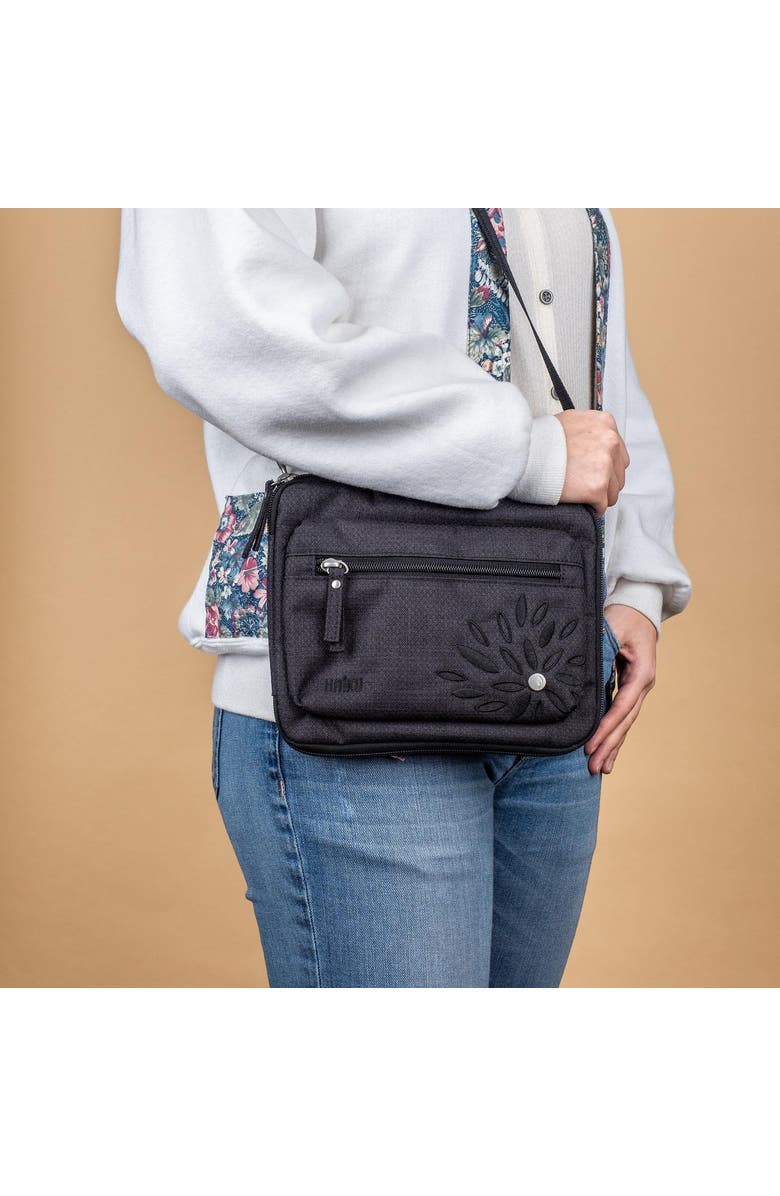 HAIKU Aspire Folio Crossbody, Alternate, color, Black In Bloom