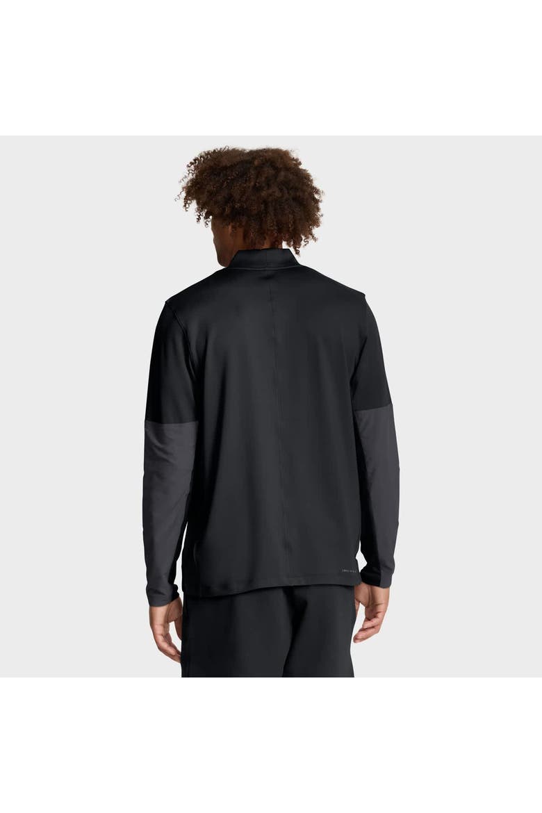 Men's Nike Black Iowa Hawkeyes One Goal Performance Half-Zip Pullover, Alternate, color, Black