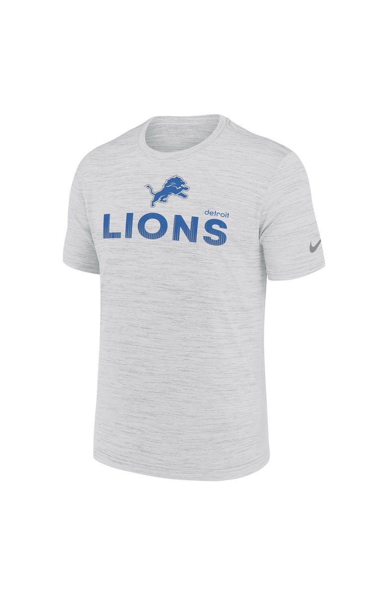 Nike Men's Nike White Detroit Lions Blitz Velocity Modern Performance T-Shirt, Alternate, color, 