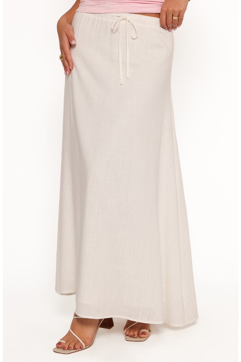 Stevie Maxi Skirt, Main, color, WHITE