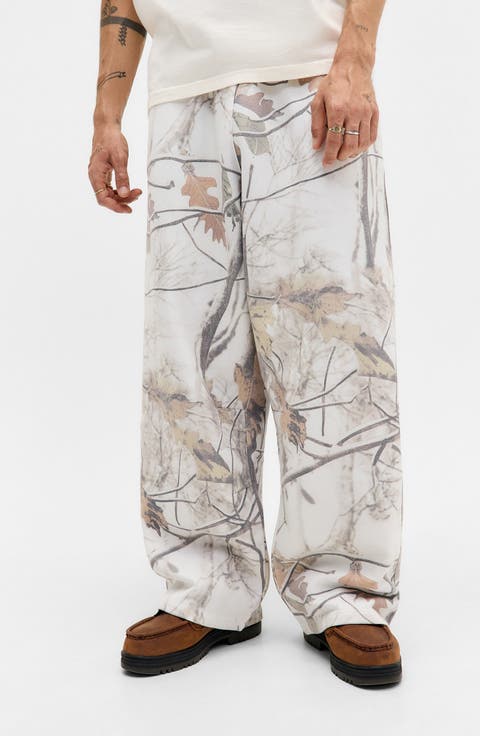 Camo Wide Leg Sweatpants