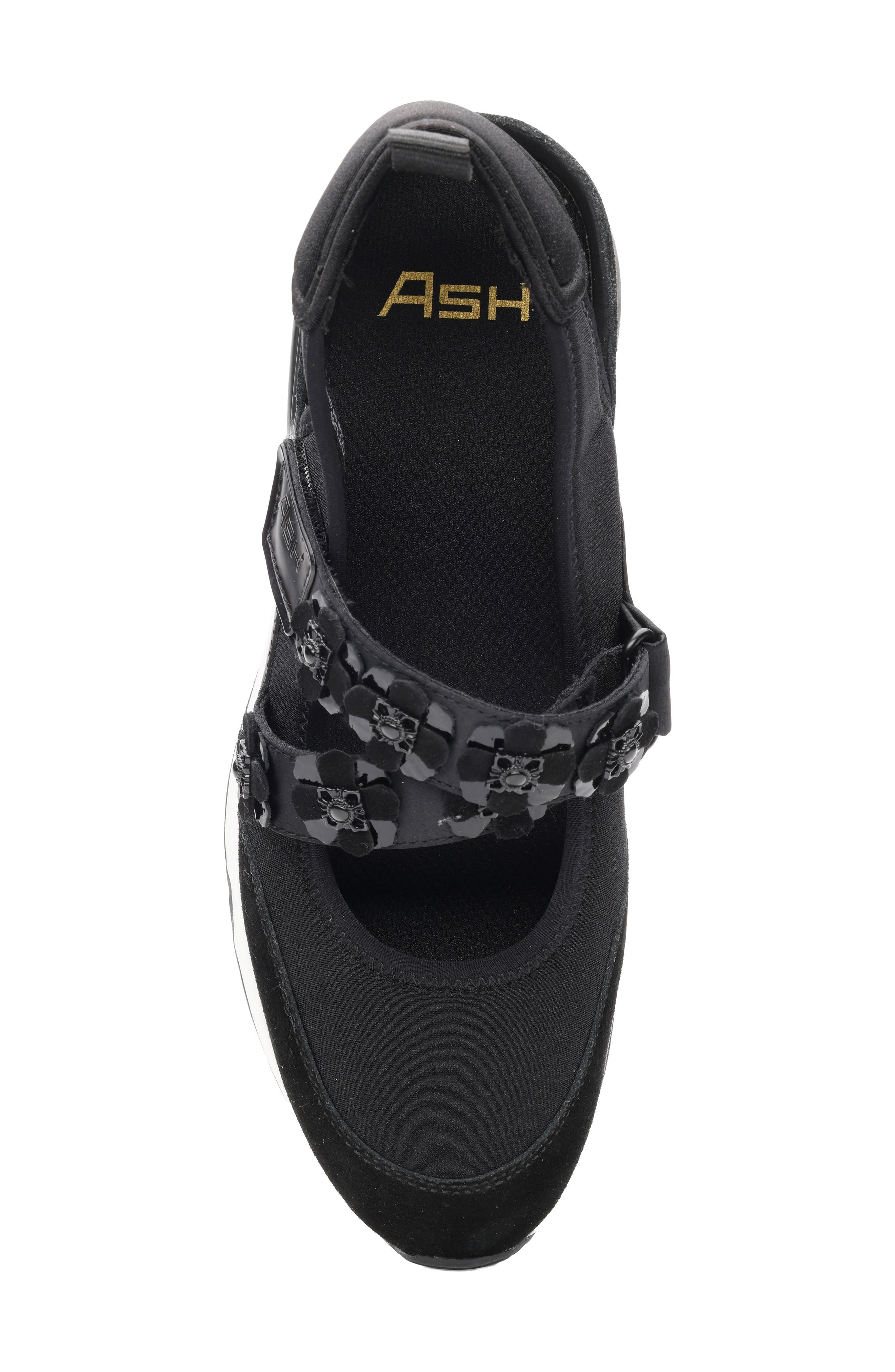 Ash Lotus Sneaker, Alternate, color, Black