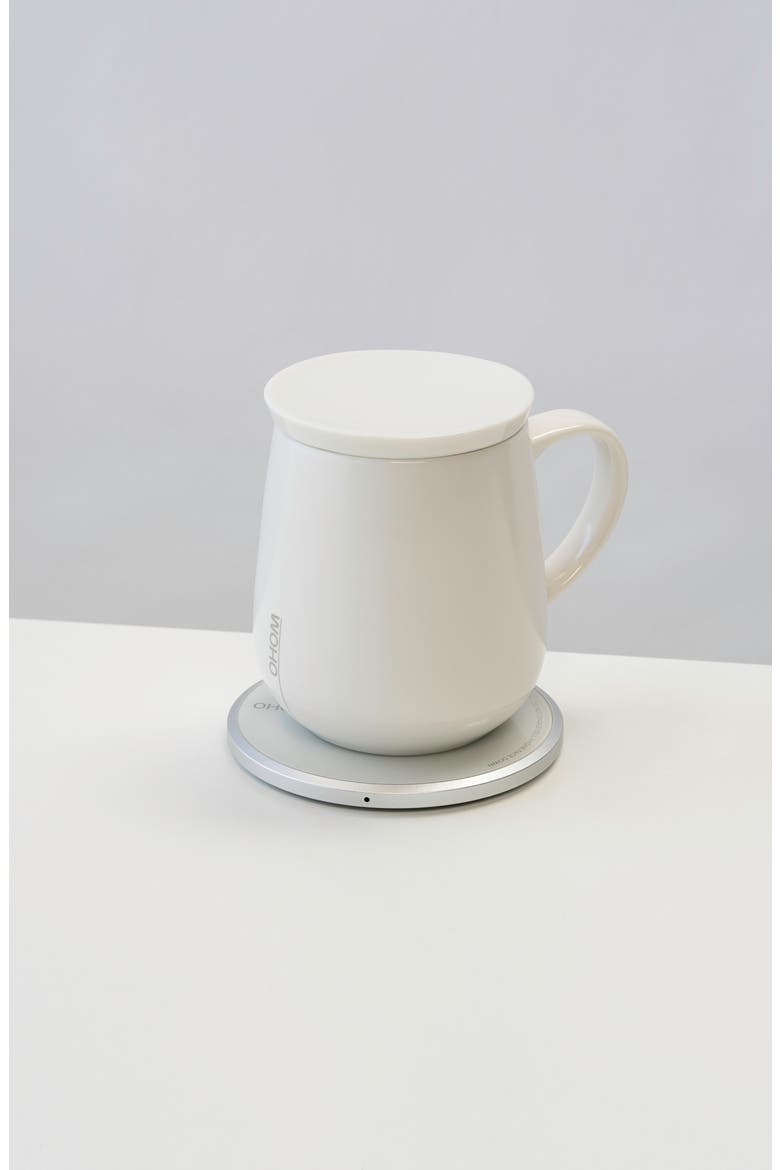 Ui Mug & Warmer Set, Alternate, color, WHITE