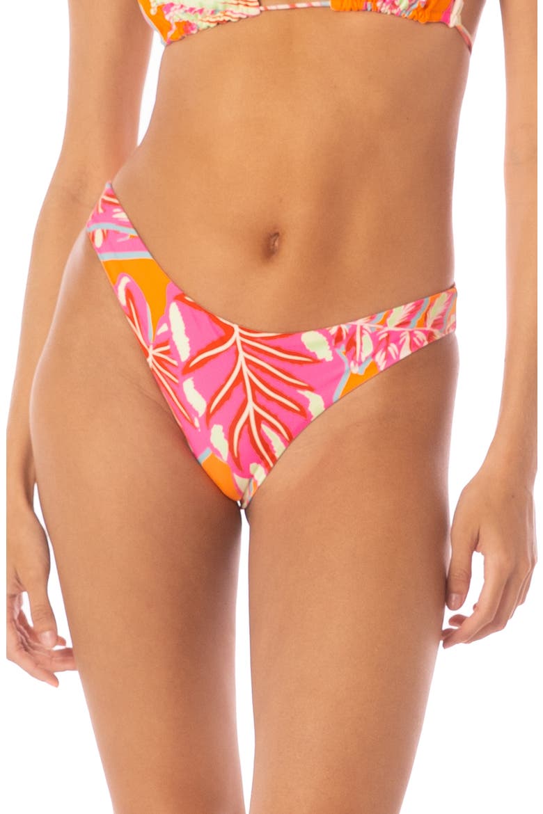 Flirt Reversible Bikini Bottoms, Main, color, ORANGE